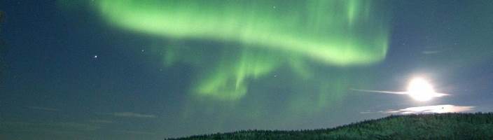 nach dem lappland-sommer - aurora borealis
